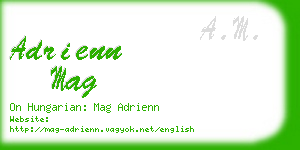 adrienn mag business card